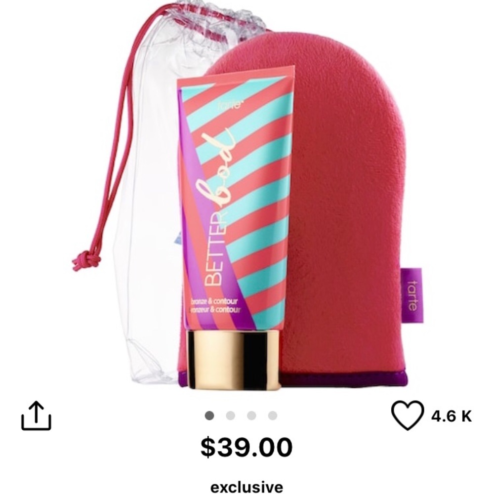 BNIB Tarte Better Bod Bronzer And Mitt